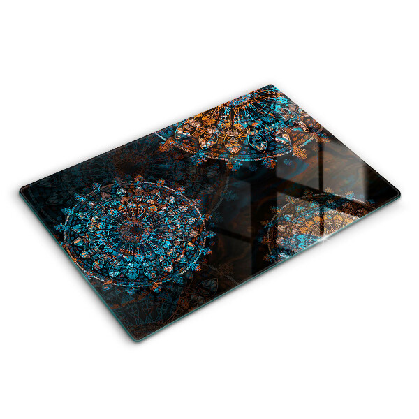 Skärbräda glas modern Boho vintage hjul