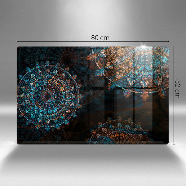 Skärbräda glas modern Boho vintage hjul