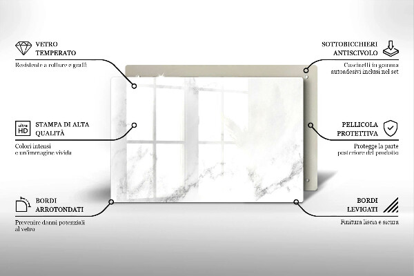 Skärbräda glas modern Modern marmor