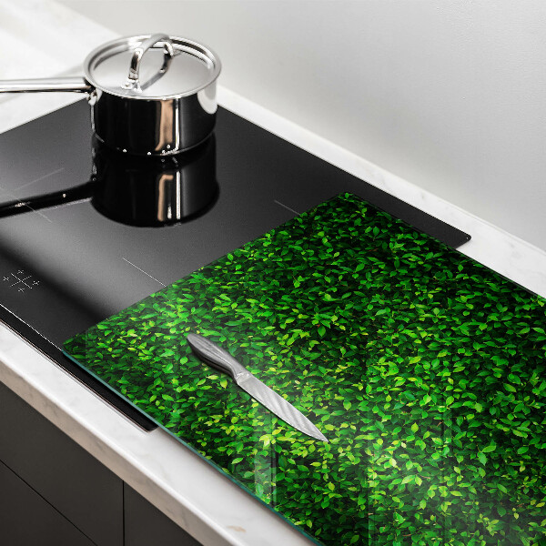 Skärbräda glas modern Plantera små blad