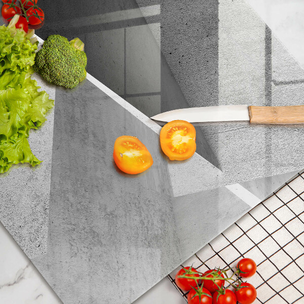 Skärbräda glas modern Konkret abstraktion