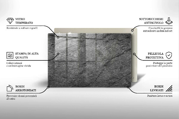 Skärbräda glas modern Sten textur