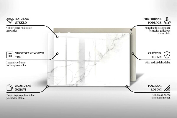 Skärbräda glas modern Bakgrund marmor sten