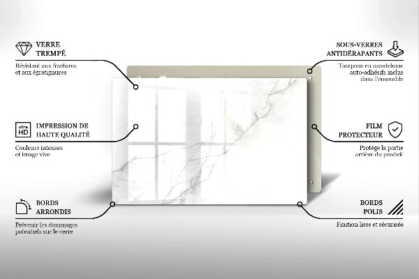 Skärbräda glas modern Bakgrund marmor sten