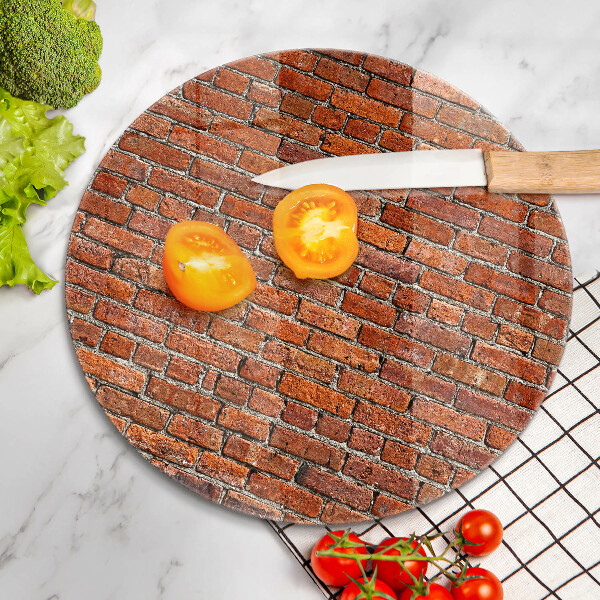 Skärbräda glas unik Vägg av tegelvägg