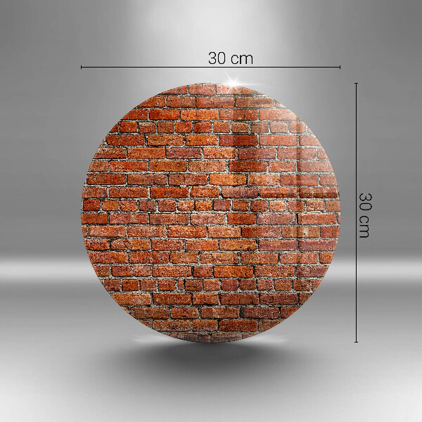 Skärbräda glas unik Vägg av tegelvägg