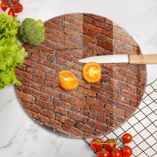 Skärbräda glas unik Vägg av tegelvägg