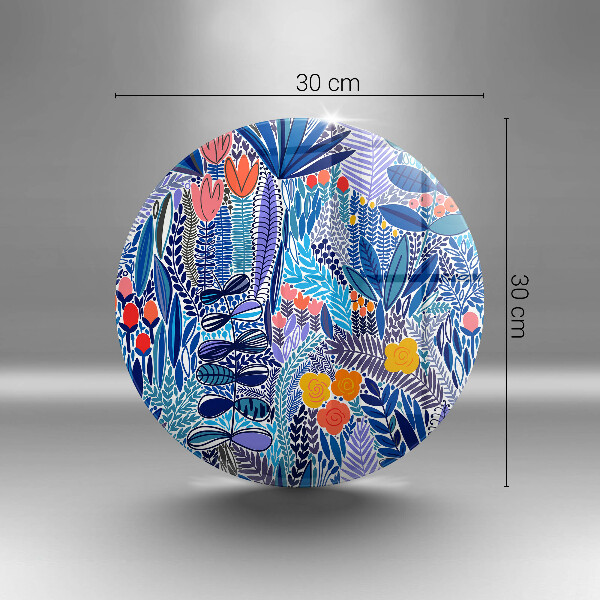 Skärbräda glas unik Målad äng