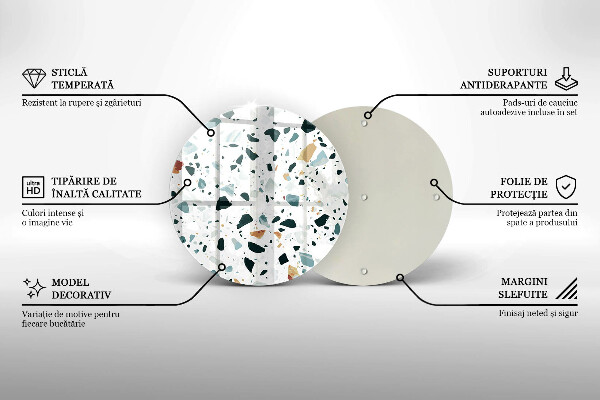 Skärbräda glas unik Lätt stengods