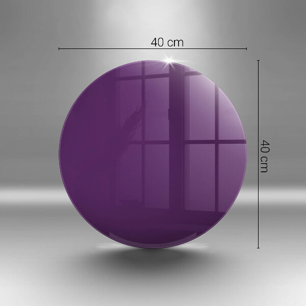 Skärbräda glas unik Violett