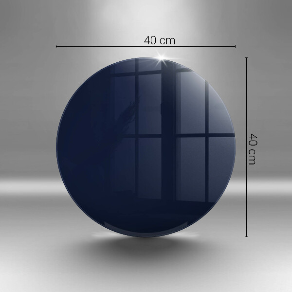 Skärbräda glas unik Marinblå färg