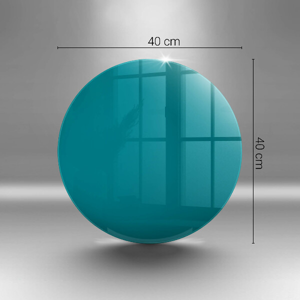 Skärbräda glas unik Turkos färg