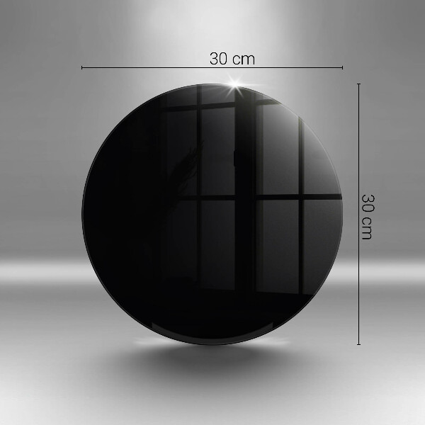 Skärbräda glas unik Färg: svart