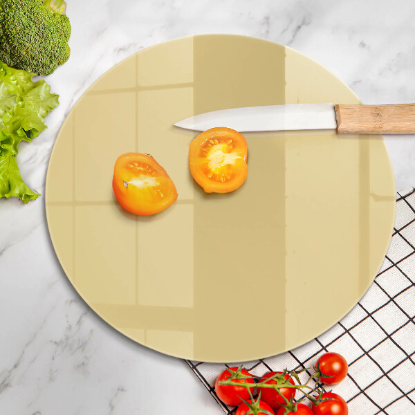 Skärbräda glas unik Gul