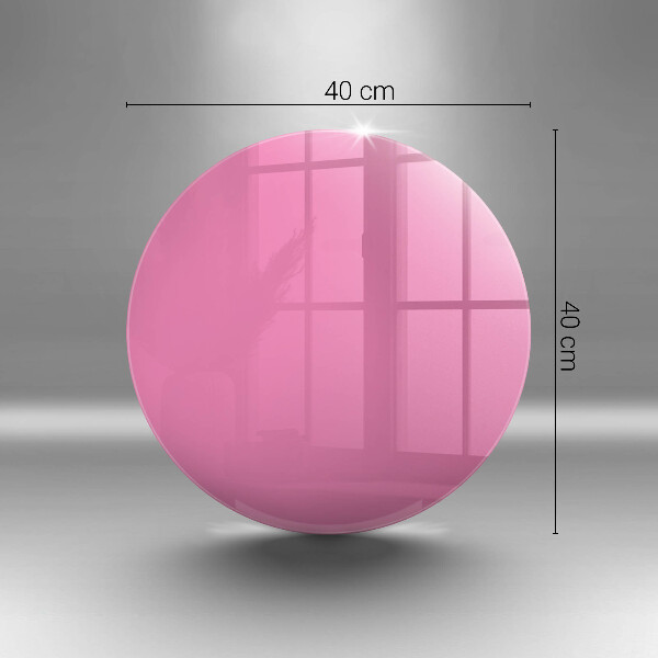 Skärbräda glas unik Färg rosa