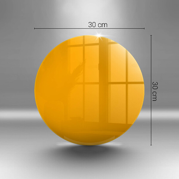 Skärbräda glas unik Mörkgul färg