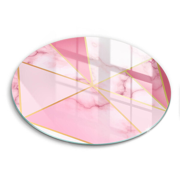 Skärbräda glas unik Geometrisk marmor