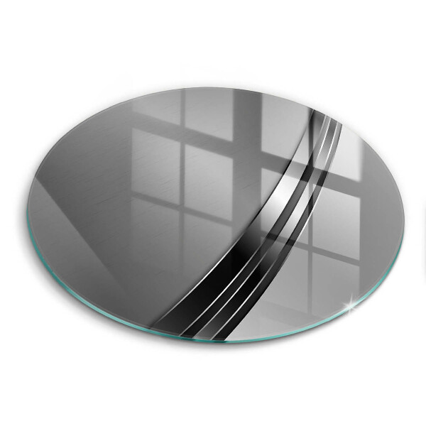 Skärbräda glas unik Metallabstraktion