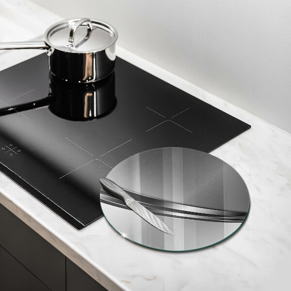 Skärbräda glas unik Metallabstraktion