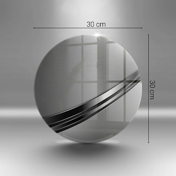 Skärbräda glas unik Metallabstraktion