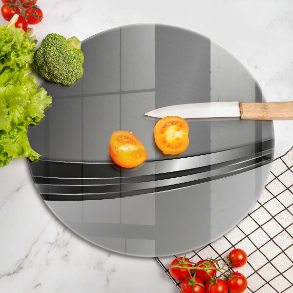 Skärbräda glas unik Metallabstraktion