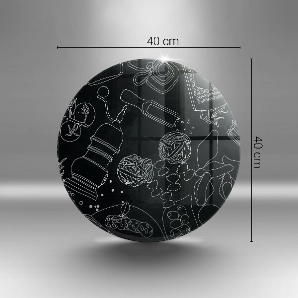 Skärbräda glas unik Kökstillbehör