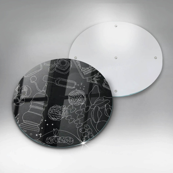 Skärbräda glas unik Kökstillbehör