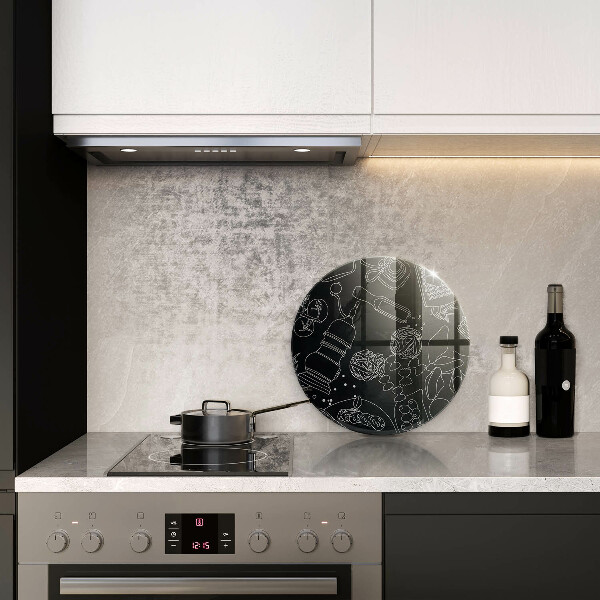 Skärbräda glas unik Kökstillbehör