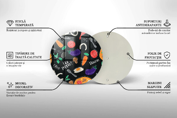 Skärbräda glas unik Mat illustration