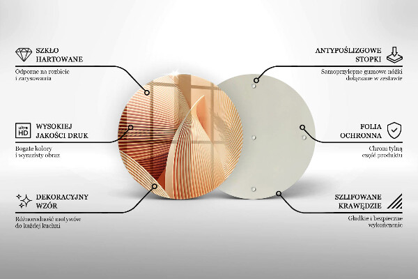 Skärbräda glas unik Modern komposition