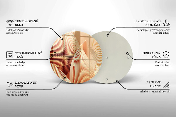 Skärbräda glas unik Modern komposition