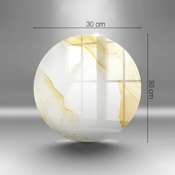 Skärbräda glas unik Gyllene abstraktion