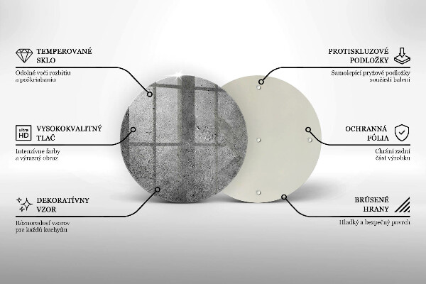 Skärbräda glas unik Betong sten textur