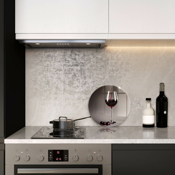 Skärbräda glas unik Glas och vindruvor