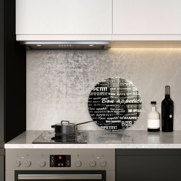 Skärbräda glas unik Kökstexter God aptit