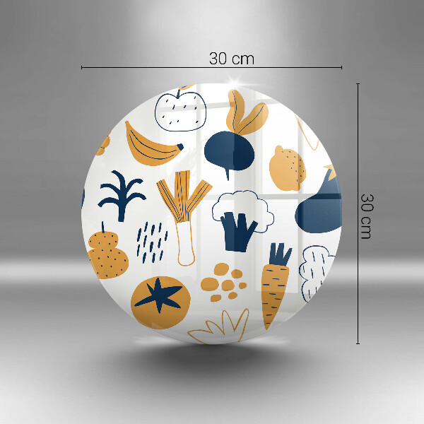 Skärbräda glas unik Mat illustration