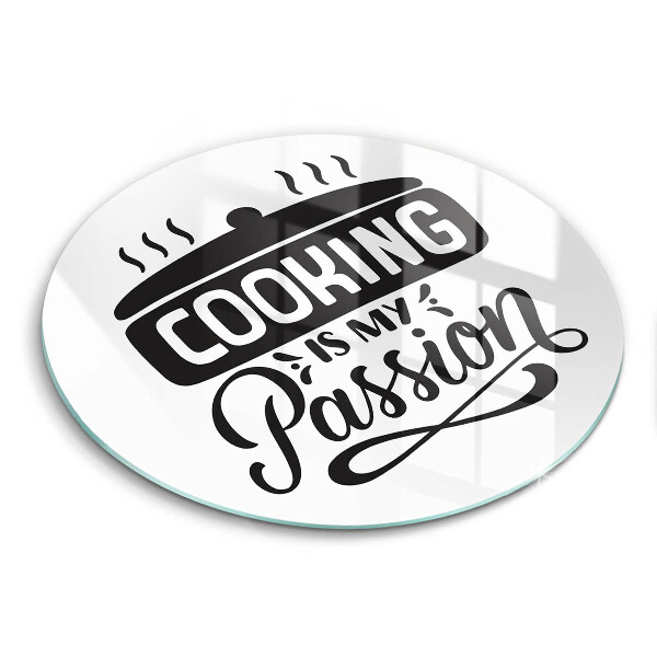 Skärbräda glas unik Matlagning är min passion