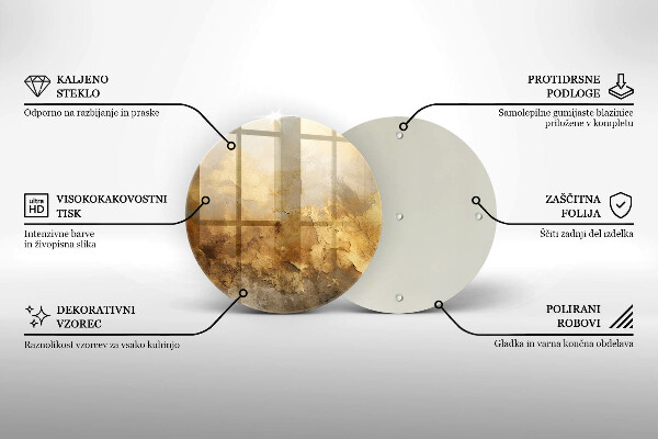 Skärbräda glas unik Rik konsistens