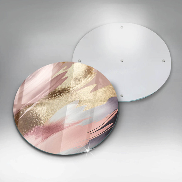 Skärbräda glas unik Pastellfläckar