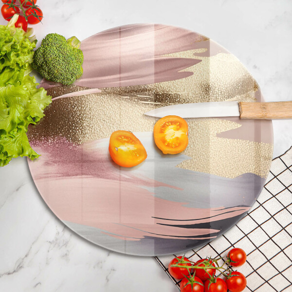 Skärbräda glas unik Pastellfläckar