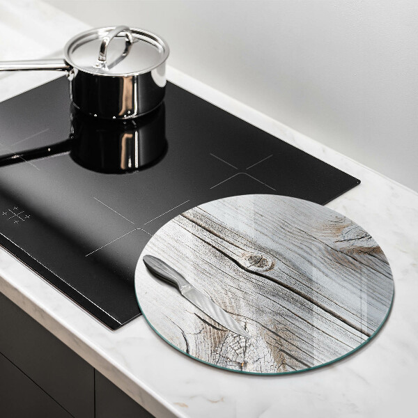 Skärbräda glas unik Ljus trästruktur