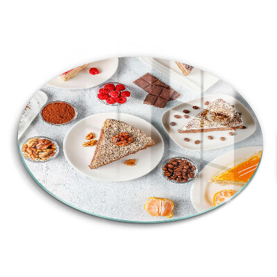 Skärbräda glas unik Tårtans sötma