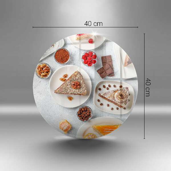 Skärbräda glas unik Tårtans sötma