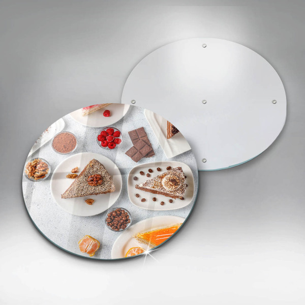 Skärbräda glas unik Tårtans sötma