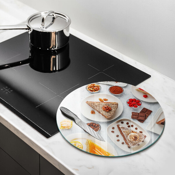 Skärbräda glas unik Tårtans sötma