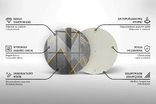 Skärbräda glas unik Skarpa former