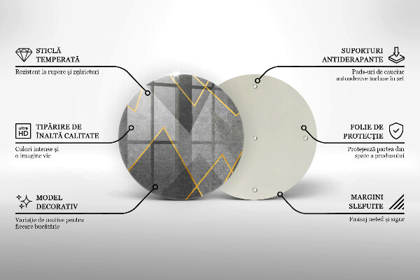Skärbräda glas unik Skarpa former