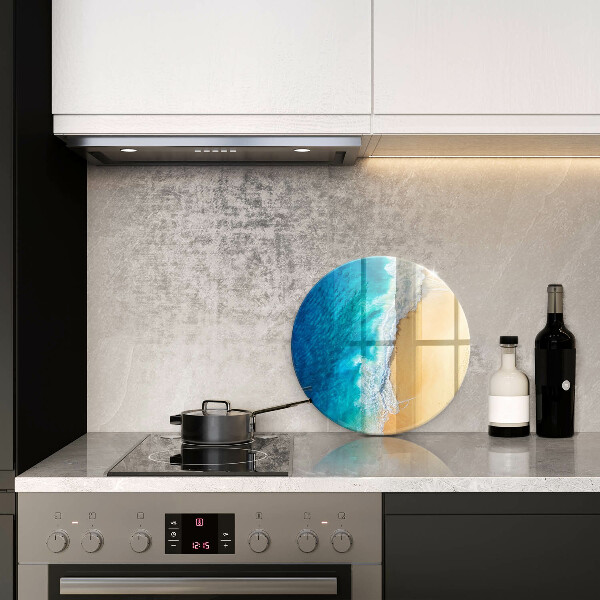 Skärbräda glas unik Strand och hav