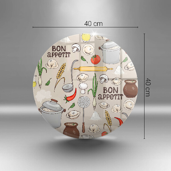 Skärbräda glas unik Kök illustration