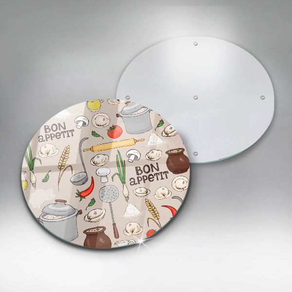 Skärbräda glas unik Kök illustration